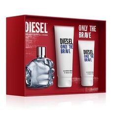 Dāvanu komplekts vīriešiem Diesel Only the Brave: smaržas EDT, 75 ml + dušas želeja, 100 ml + dušas želeja, 50 ml цена и информация | Масла, гели для душа | 220.lv