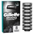 Skuvekļa rezerves asmeņi vīriešiem Gillette Mach3 Charcoal, 8 gab.