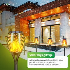 Dārza saules lampa, 2gab. цена и информация | Уличное освещение | 220.lv