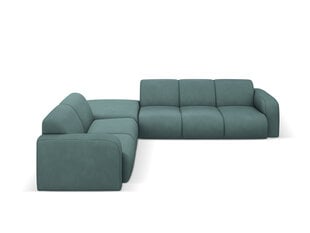 Kreisās puses stūra dīvāns Windsor & Co Lola, 315x250x72 cm, gaiši zaļš cena un informācija | Stūra dīvāni | 220.lv