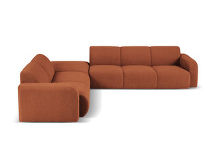 Sešvietīgs kreisās puses dīvāns Windsor & Co Lola, 315x250x72 cm, brūns cena un informācija | Stūra dīvāni | 220.lv