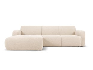 Četrvietīgs kreisās puses dīvāns Windsor & Co Lola, 250x170x72 cm, smilškrāsas cena un informācija | Stūra dīvāni | 220.lv