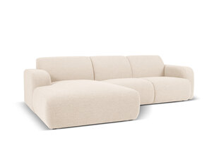 Četrvietīgs kreisās puses dīvāns Windsor & Co Lola, 250x170x72 cm, smilškrāsas цена и информация | Угловые диваны | 220.lv