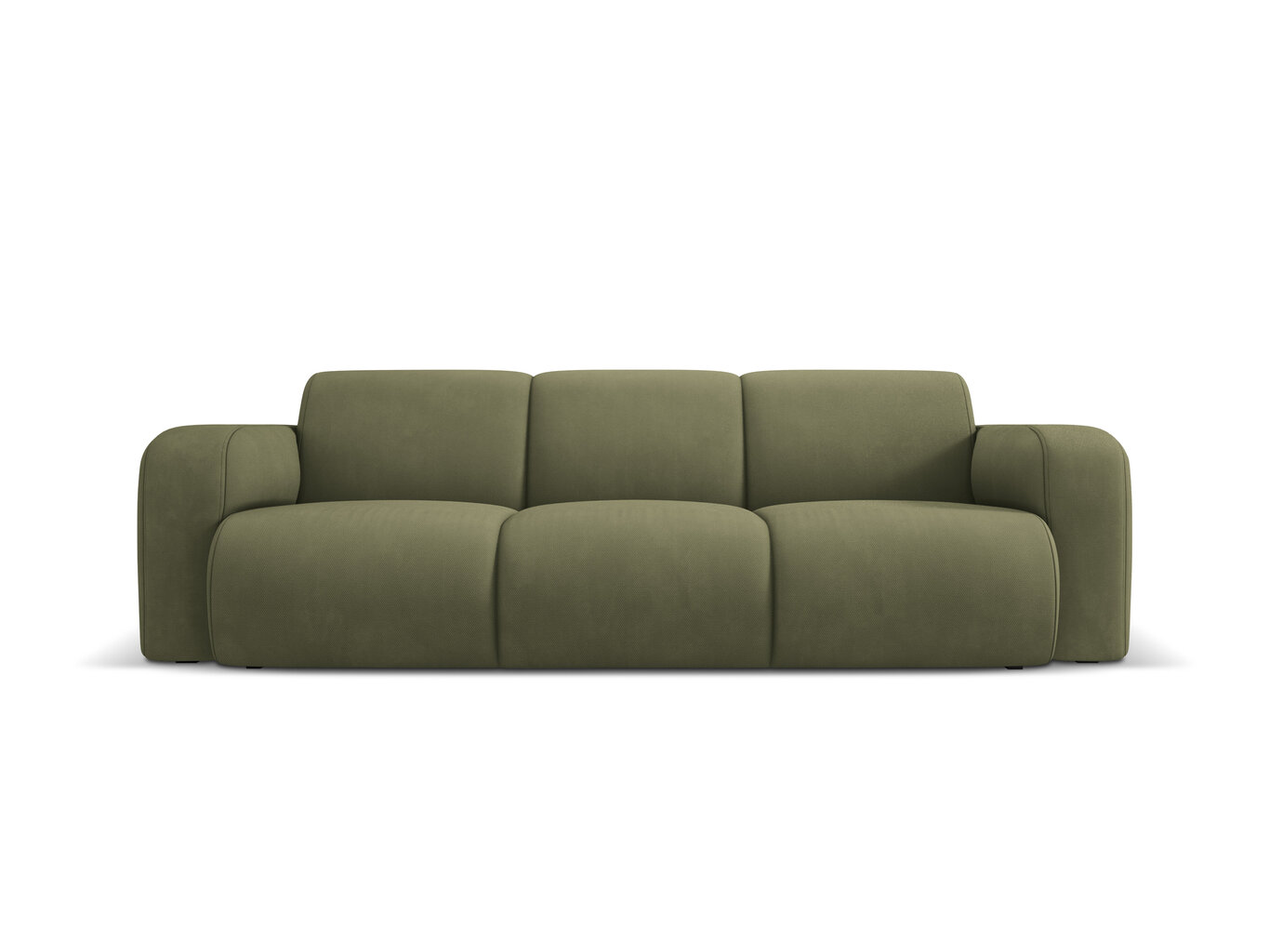 Trīsvietīgs dīvāns Windsor & Co Lola, 235x95x72 cm, gaiši zaļš cena un informācija | Dīvāni | 220.lv