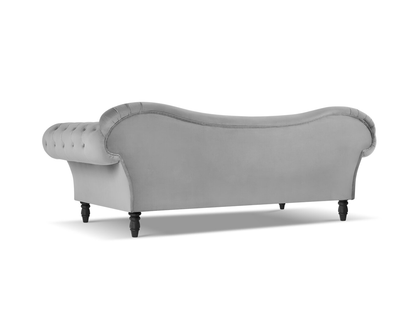 Dīvāns Windsor & Co Juno, 236x96x86 cm, pelēks/melns cena un informācija | Dīvāni | 220.lv