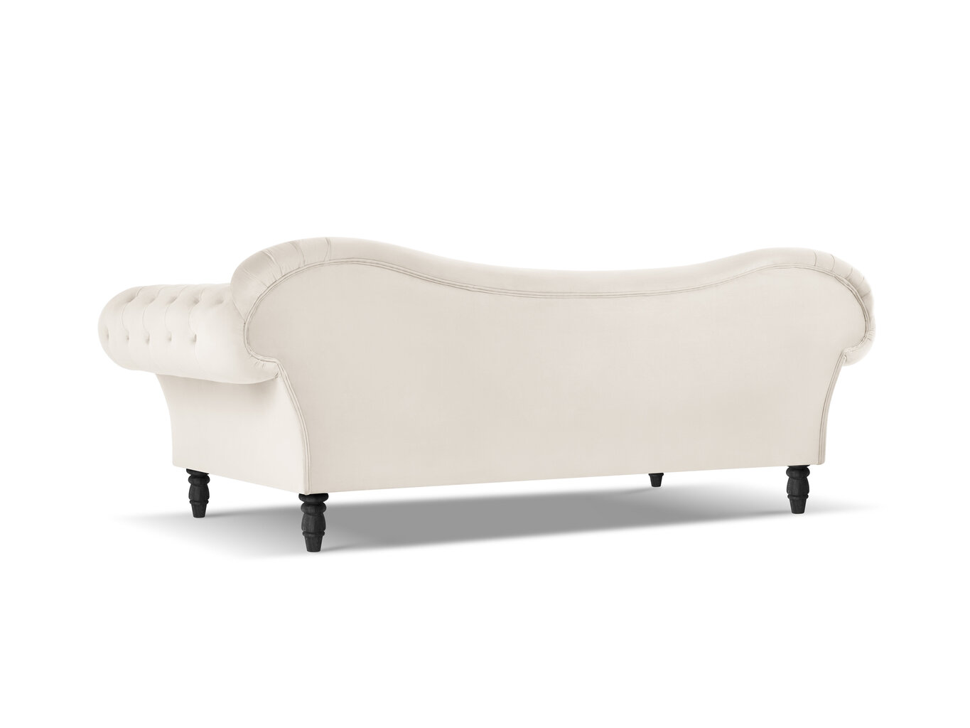 Dīvāns Windsor & Co Juno, 236x96x86 cm, smilškrāsas/melns cena un informācija | Dīvāni | 220.lv