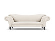 Dīvāns Windsor & Co Juno, 236x96x86 cm, smilškrāsas/melns cena un informācija | Dīvāni | 220.lv