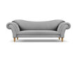 Dīvāns Windsor & Co Juno, 236x96x86 cm, pelēks/zelta cena un informācija | Dīvāni | 220.lv
