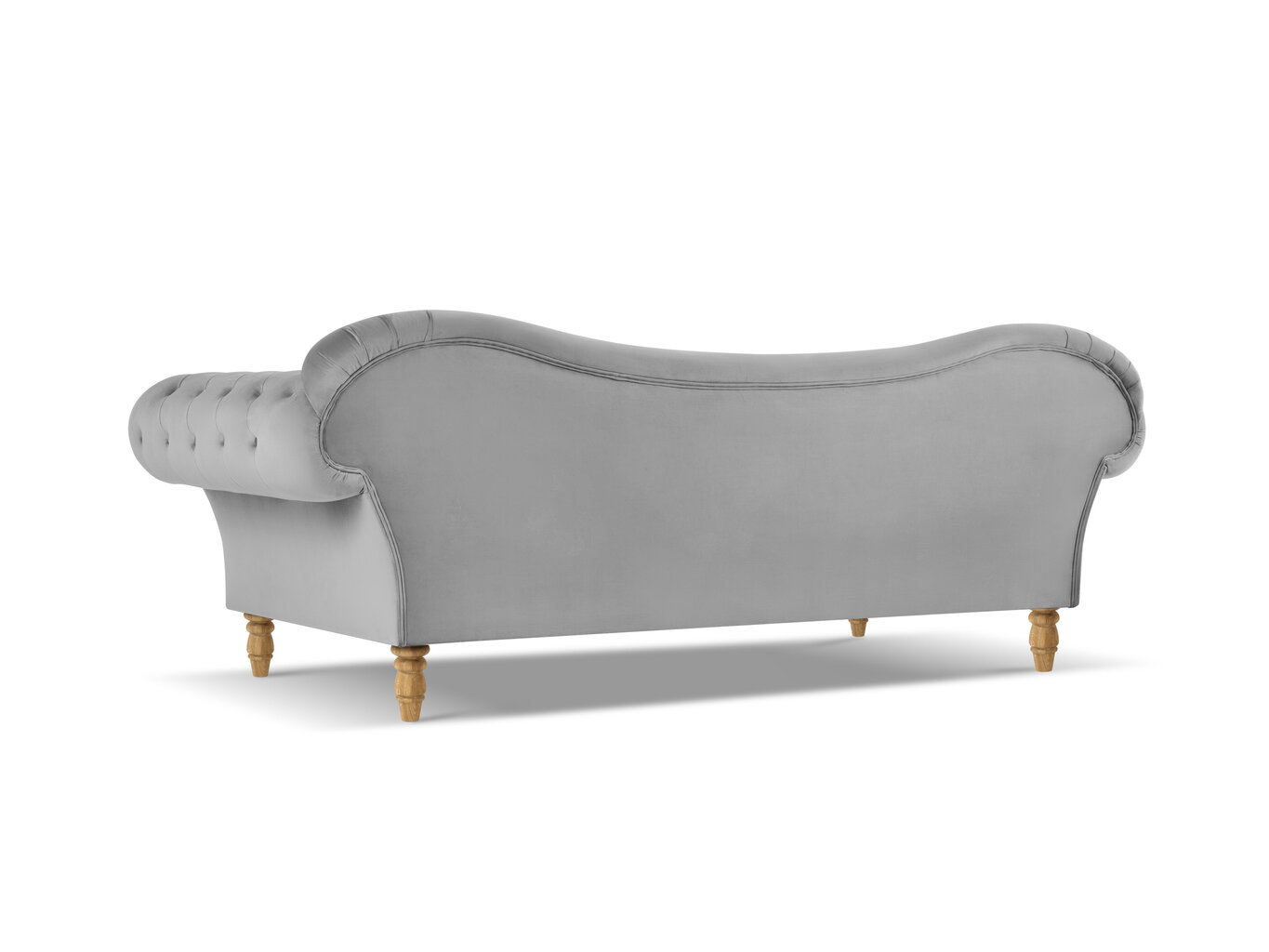Dīvāns Windsor & Co Juno, 236x96x86 cm, pelēks/zelta cena un informācija | Dīvāni | 220.lv