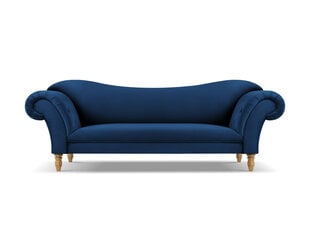 Dīvāns Windsor & Co Juno, 236x96x86 cm, zils/zelta cena un informācija | Dīvāni | 220.lv
