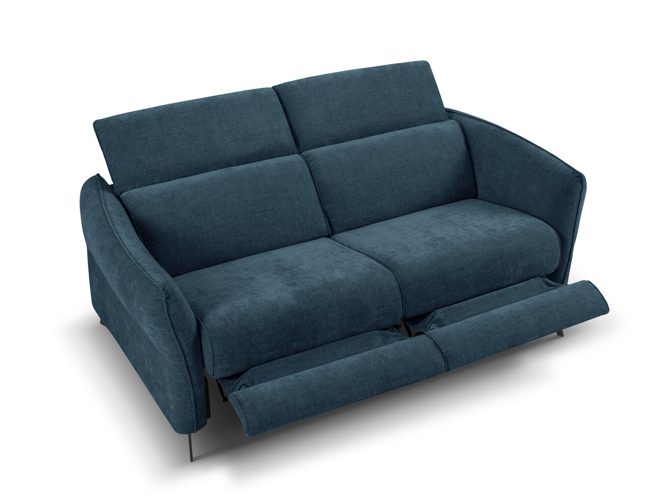 Divvietīgs dīvāns Windsor & Co Hubble, 103x176x76 cm, tumši zils cena un informācija | Dīvāni | 220.lv