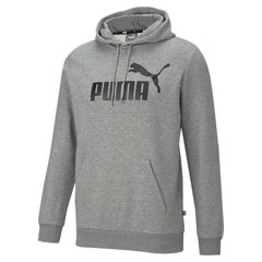 Puma džemperis vīriešiem Essential Big Logo Hoody M 586686-03, pelēks cena un informācija | Vīriešu jakas | 220.lv