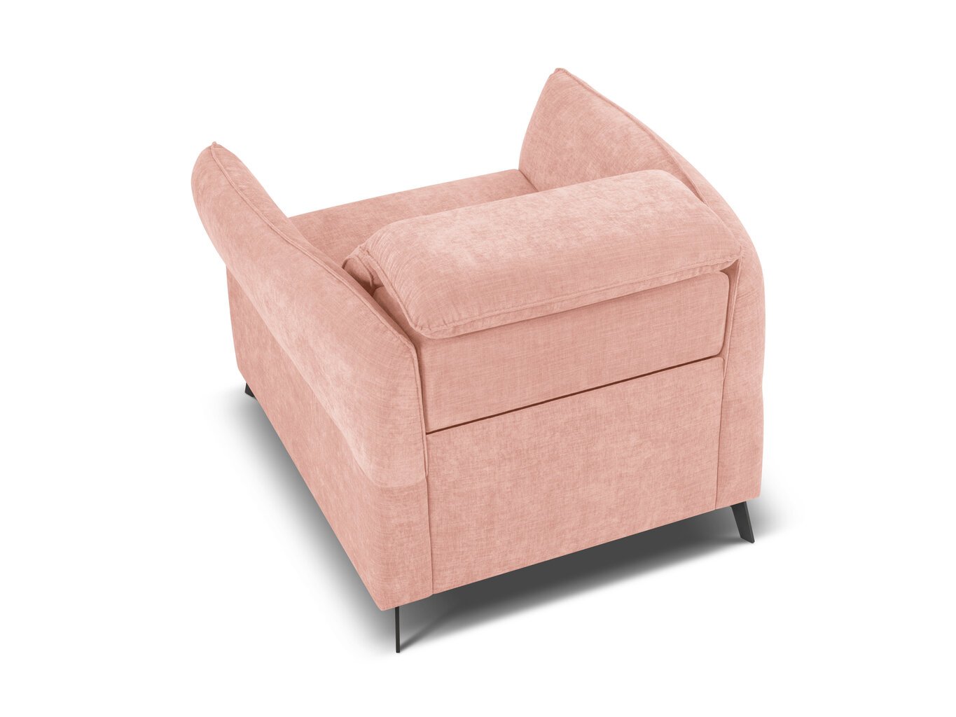 Krēsls Windsor & Co Hubble, 100x96x76 cm, rozā cena un informācija | Atpūtas krēsli | 220.lv