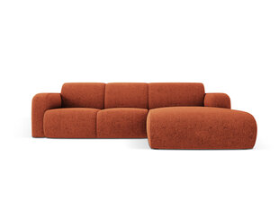 Labās puses dīvāns Windsor & Co Lola, 250x170x72 cm, sarkans cena un informācija | Stūra dīvāni | 220.lv