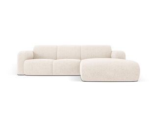 Labās puses dīvāns Windsor & Co Lola, 250x170x72 cm, smilškrāsas цена и информация | Угловые диваны | 220.lv