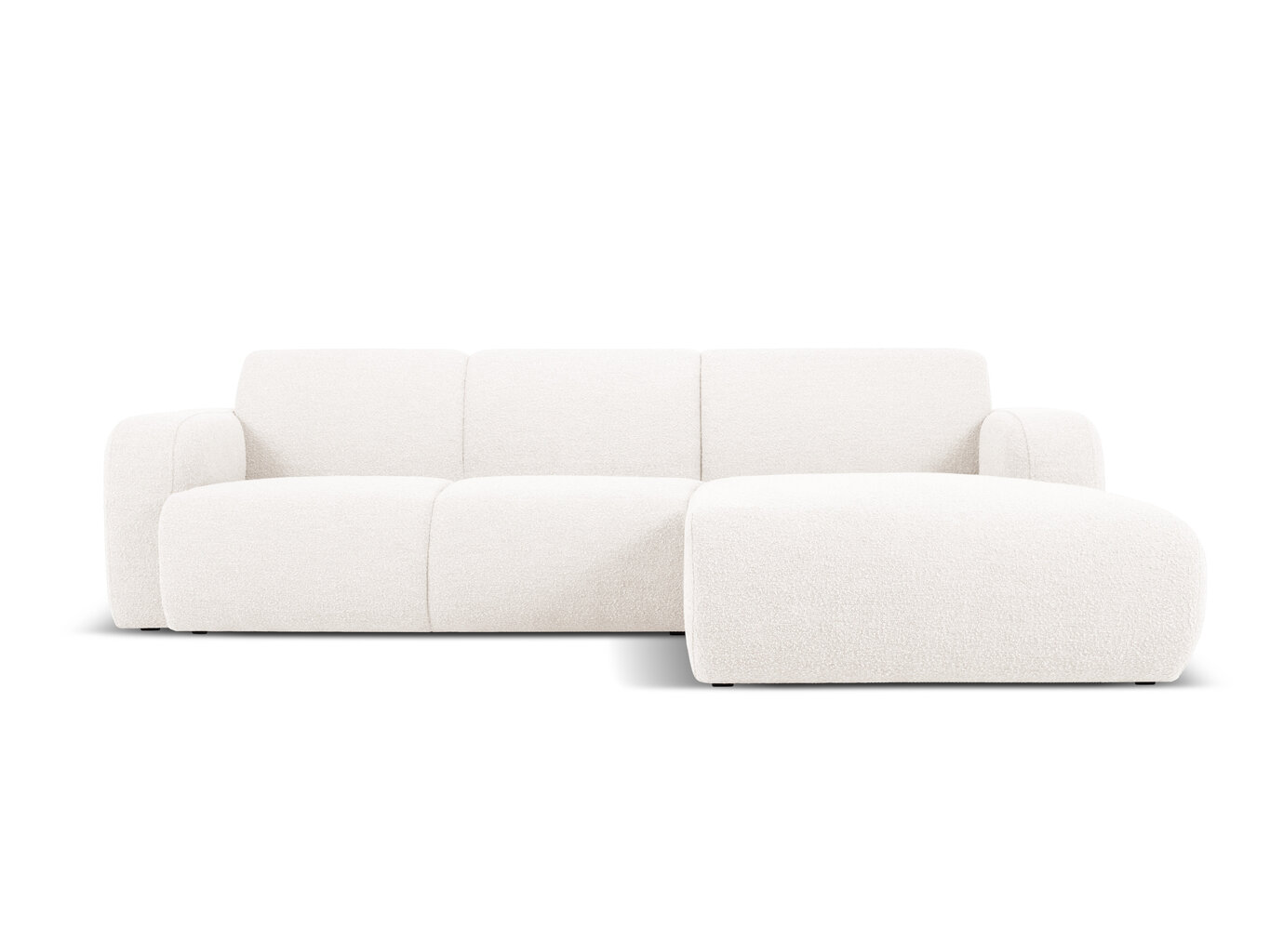 Četrvietīgs labās puses dīvāns Windsor & Co Lola, 250x170x72 cm, balts cena un informācija | Stūra dīvāni | 220.lv