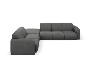 Kreisās puses stūra dīvāns Windsor & Co Lola, 315x250x72 cm, tumši pelēks cena un informācija | Stūra dīvāni | 220.lv