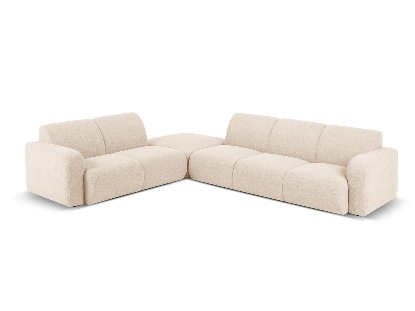 Sešvietīgs kreisās puses dīvāns Windsor & Co Lola, 315x250x72 cm, smilškrāsas цена и информация | Stūra dīvāni | 220.lv