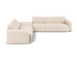 Sešvietīgs kreisās puses dīvāns Windsor & Co Lola, 315x250x72 cm, smilškrāsas цена и информация | Stūra dīvāni | 220.lv