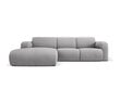 Kreisās puses dīvāns Windsor & Co Lola, 250x170x72 cm, gaiši pelēks cena un informācija | Stūra dīvāni | 220.lv