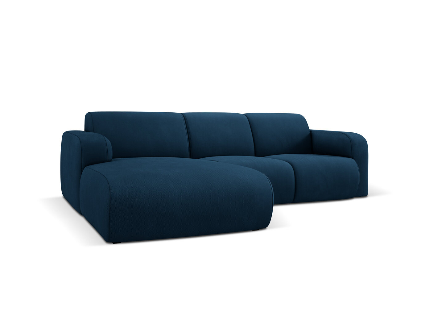 Kreisās puses dīvāns Windsor & Co Lola, 250x170x72 cm, tumši zils cena un informācija | Stūra dīvāni | 220.lv