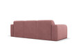 Trīsvietīgs dīvāns Windsor & Co Lola, 235x95x72 cm, rozā cena un informācija | Dīvāni | 220.lv