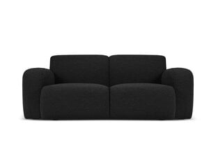 Divvietīgs dīvāns Windsor & Co Lola, 170x95x72 cm, melns цена и информация | Диваны | 220.lv