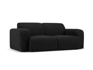 Divvietīgs dīvāns Windsor & Co Lola, 170x95x72 cm, melns цена и информация | Диваны | 220.lv