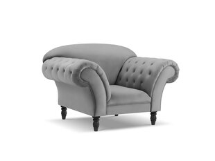 Кресло Windsor & Co Juno, 132x96x91 см, серый/черный цвет цена и информация | Кресла в гостиную | 220.lv