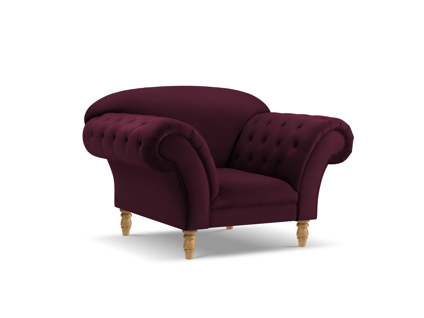 Atpūtas krēsls Windsor & Co Juno, 132x96x91 cm, sarkans/zelta cena un informācija | Atpūtas krēsli | 220.lv