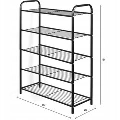 Apavu skapis 65x91x26 cm цена и информация | Полки для обуви, банкетки | 220.lv