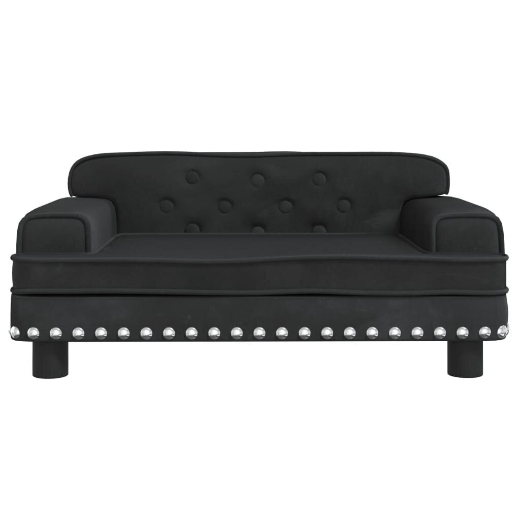Izvelkams dīvāns ar atvilktnēm, melns, 90x200 cm, mākslīgā āda cena un informācija | Sēžammaisi, klubkrēsli, pufi bērniem | 220.lv