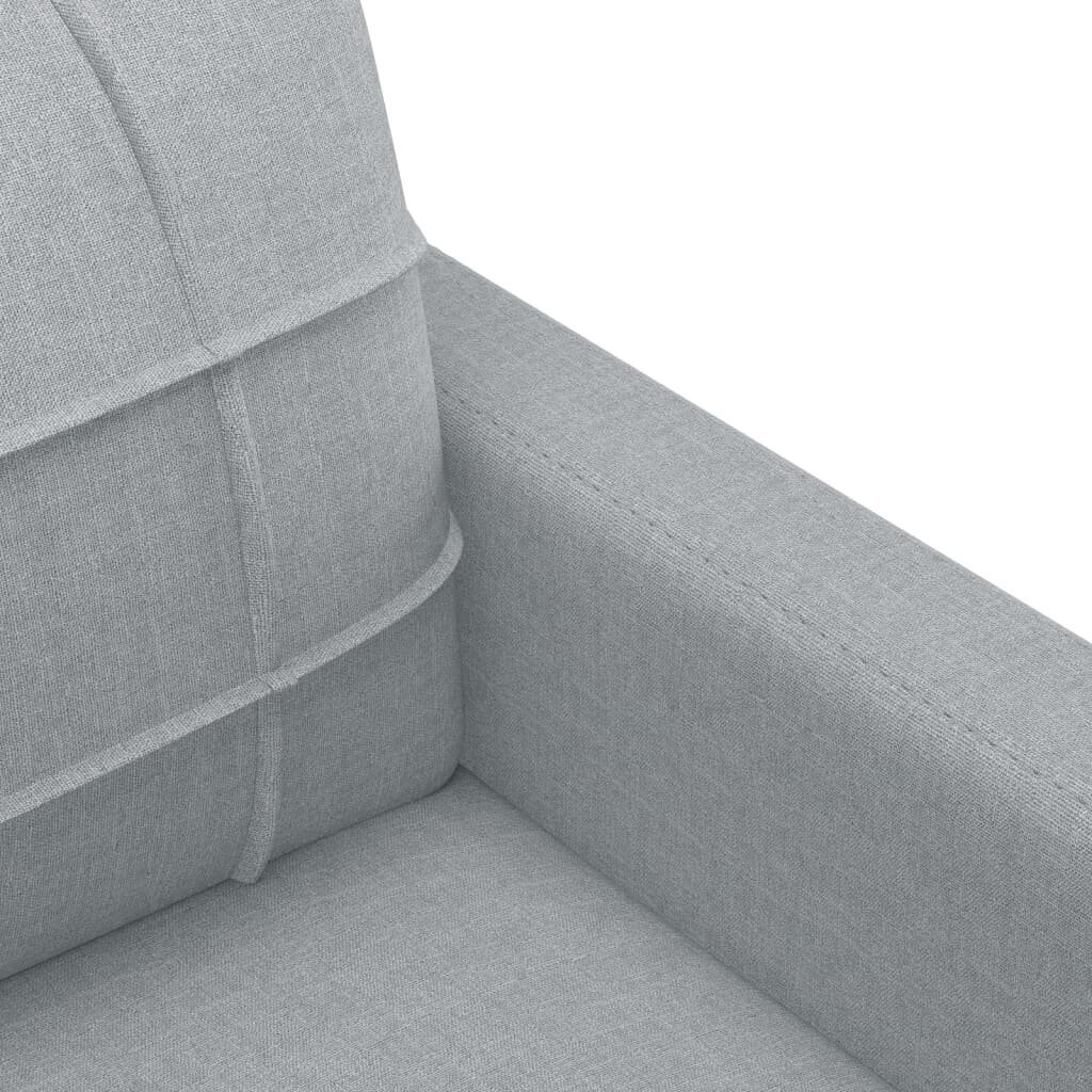 Dīvāngulta ar matraci, tumši pelēks audums, 80x200 cm цена и информация | Dīvāni | 220.lv