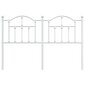 vidaXL gultas galvgalis, balts, 150 cm cena un informācija | Gultas | 220.lv