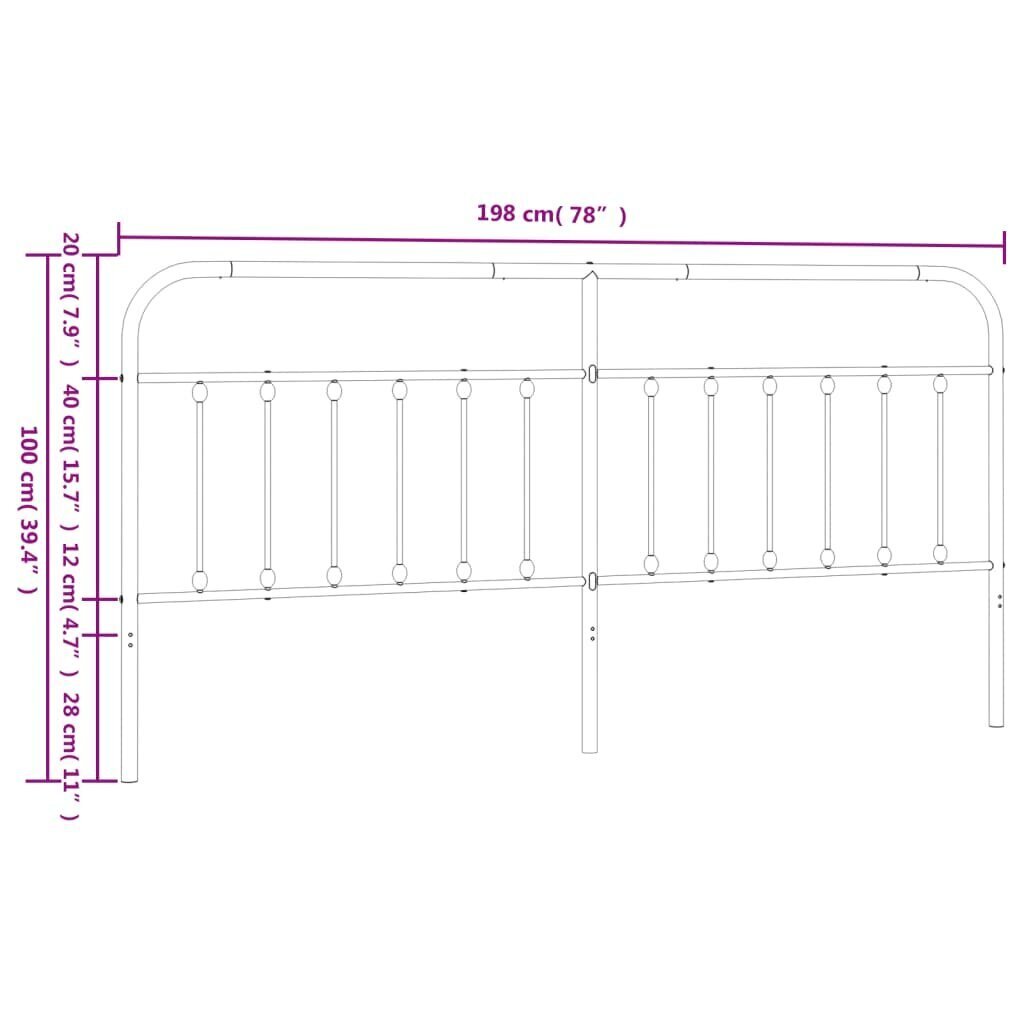 Sienas skapītis, melns, 68x30x20 cm, inženierijas koks cena un informācija | Gultas | 220.lv