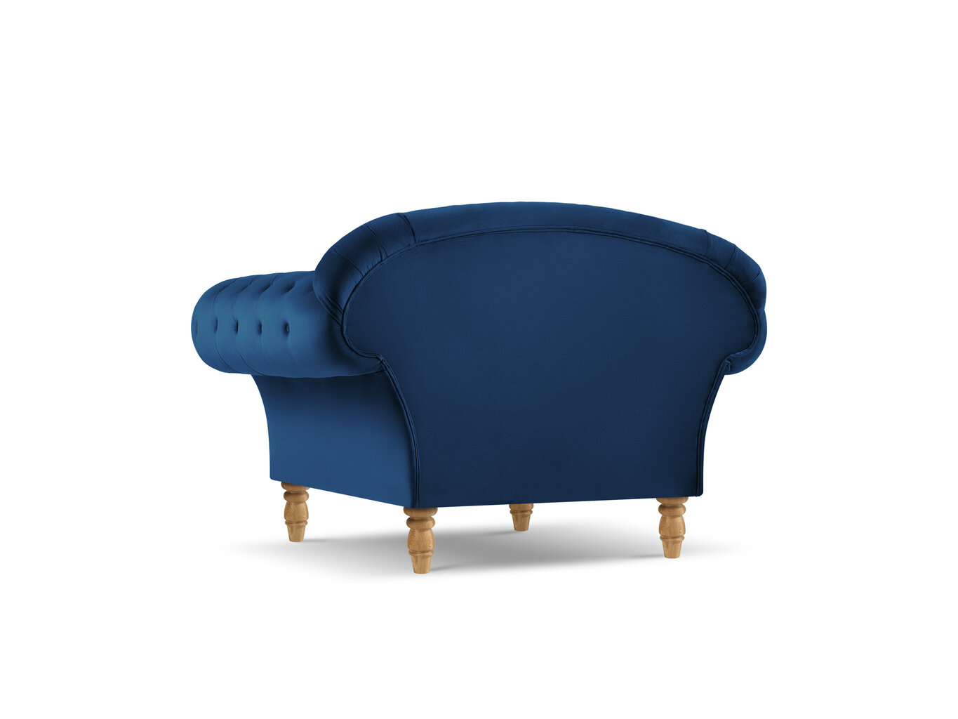 Atpūtas krēsls Windsor & Co Juno, 132x96x91 cm, zils/zelta cena un informācija | Atpūtas krēsli | 220.lv