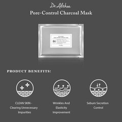 Dr. Althea Pore-Control Charcoal Mask; 5 масок цена и информация | Маски для лица, патчи для глаз | 220.lv
