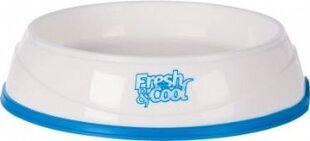 Bļodiņa Trixie Cool Fresh, 1 l, 20 cm, balta/zila cena un informācija | Bļodas, kastes pārtikas | 220.lv