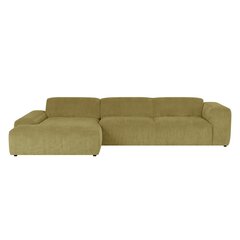 Corner sofa LEHTE 3-seater, left corner, green цена и информация | Угловые диваны | 220.lv