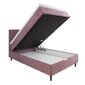 Gulta LAARA 120x200cm, rozā cena un informācija | Gultas | 220.lv