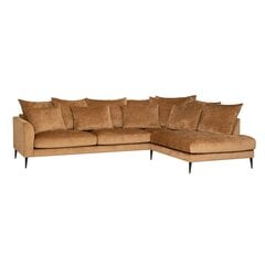 Corner sofa LARTES right corner, brown цена и информация | Угловые диваны | 220.lv