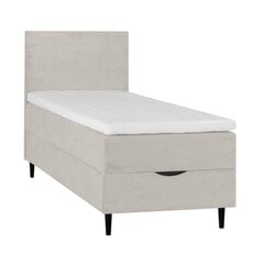 Bed LAARA 90x200cm, beige цена и информация | Кровати | 220.lv