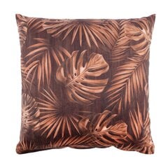 Pillow HOLLY 45x45cm, leaves of jungle plants цена и информация | Декоративные подушки и наволочки | 220.lv