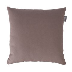 Pillow MY COTTON 45x45cm, light beige/brown цена и информация | Декоративные подушки и наволочки | 220.lv