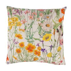 Pillow HOLLY 45x45cm, blooming flowers цена и информация | Декоративные подушки и наволочки | 220.lv