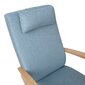 Šūpuļkrēsls Home4You Venla, zils цена и информация | Atpūtas krēsli | 220.lv