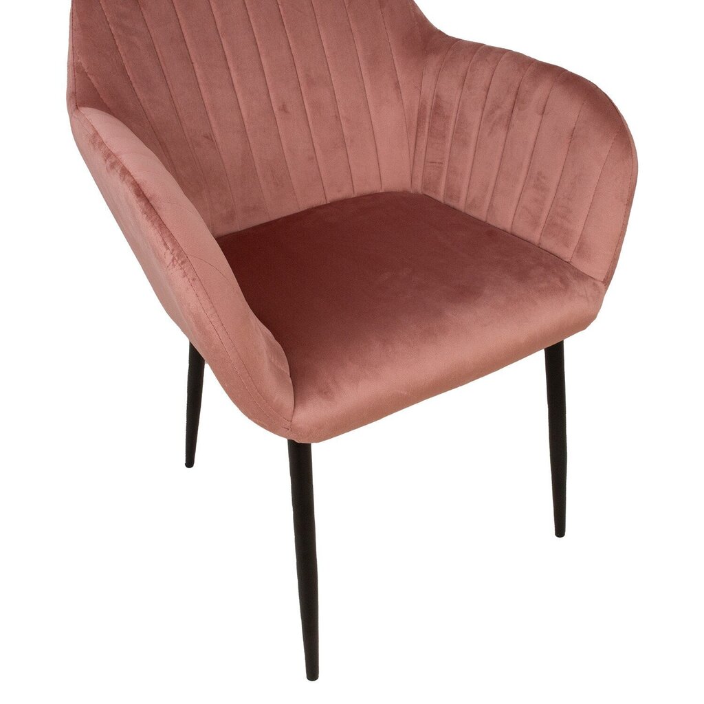 Krēsls EVELIN rozā цена и информация | Virtuves un ēdamistabas krēsli | 220.lv