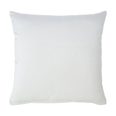 Pillow VELVET 2, 45x45cm, natural white цена и информация | Декоративные подушки и наволочки | 220.lv