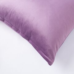 Pillow VELVET 2, 45x45cm, purple цена и информация | Декоративные подушки и наволочки | 220.lv