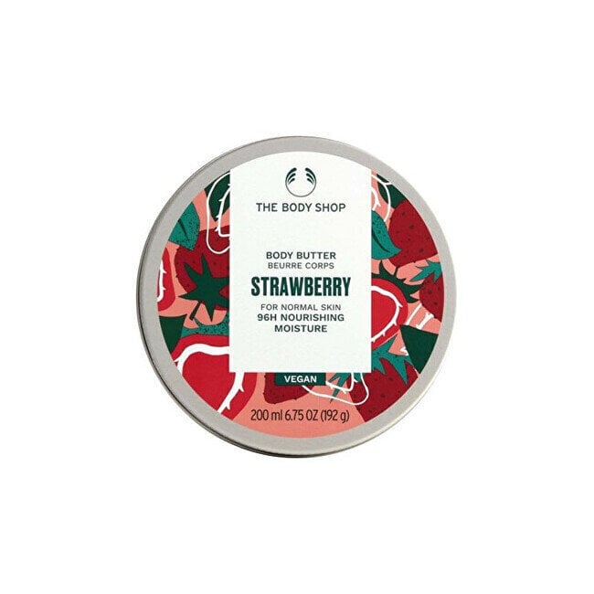 Ķermeņa sviests normālai ādai The Body Shop Strawberry, 200 ml цена и информация | Ķermeņa krēmi, losjoni | 220.lv